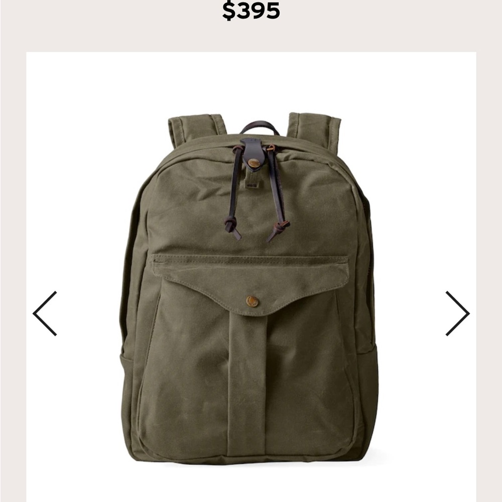 Filson journeyman backpack - otter green